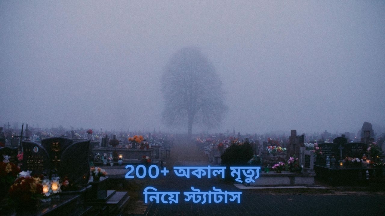 200+ অকাল মৃত্যু নিয়ে স্ট্যাটাস